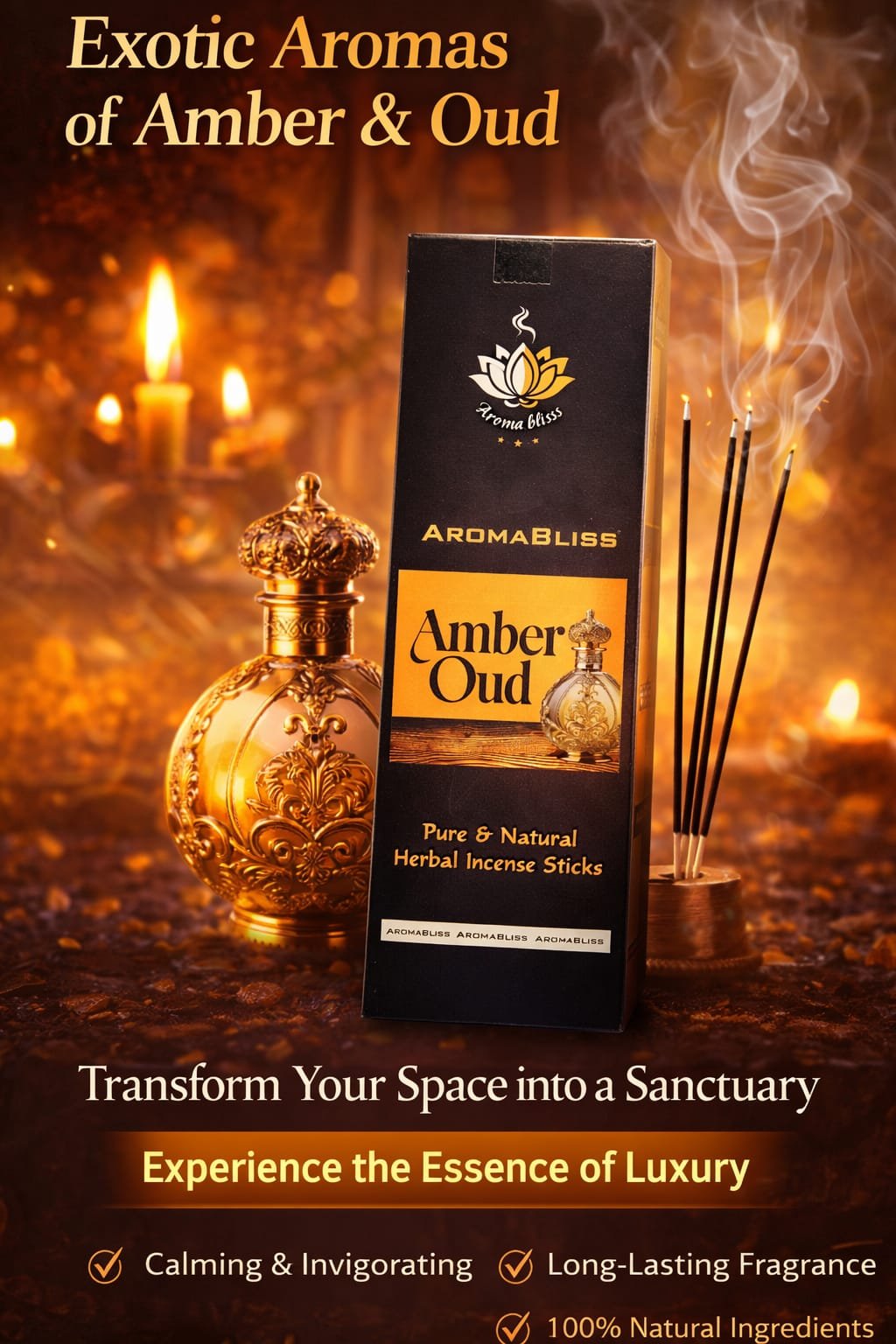 Exotic Aromas of Amber & Oud
